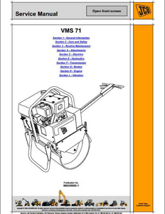 JCB 802.7 Mini Excavator manual