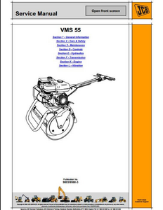 JCB 55 VMS Roller manual
