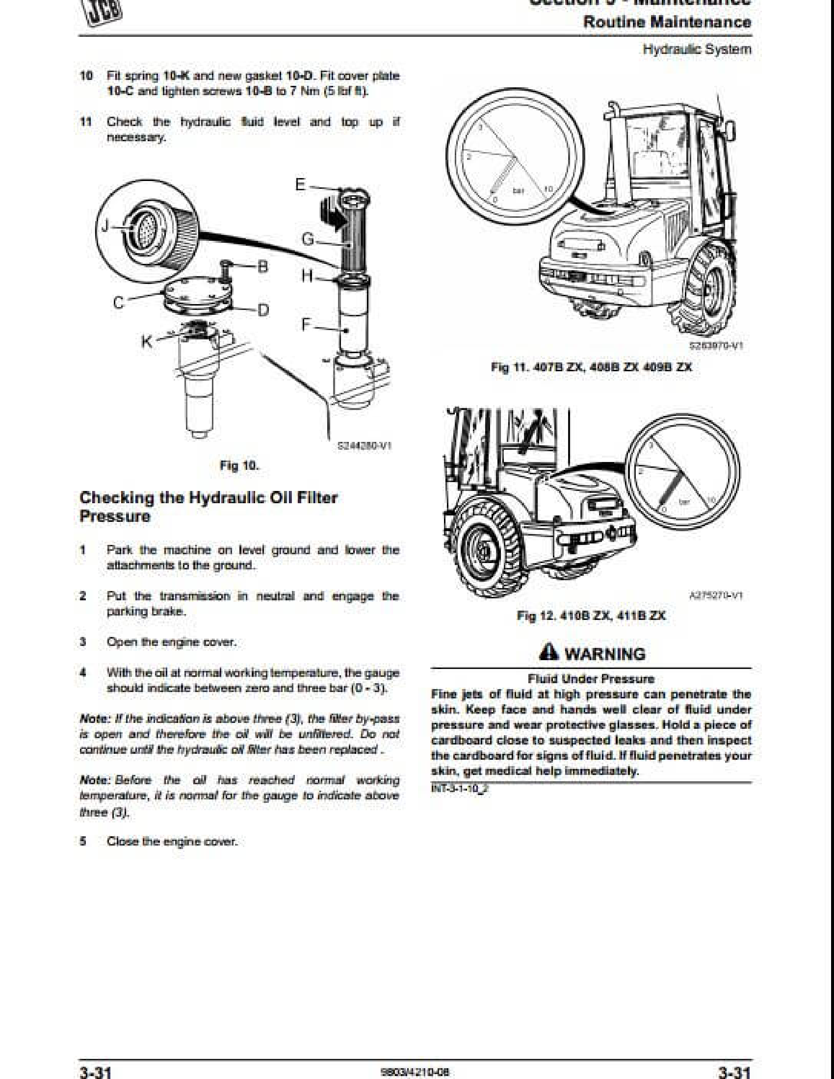 JCB ZX ZX Wheel Loader manual