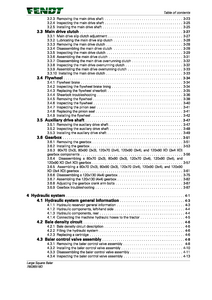 Fendt 12130 Large Square Baler manual