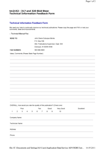 John Deere CT322 Compact Track Loader manual pdf