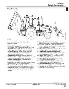 John Deere 310G Loader Backhoe service manual
