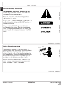 John Deere 310G Loader Backhoe manual pdf