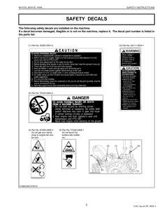 Kubota MX5100 WSM Tractor manual pdf