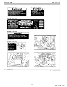 Kubota RTV-X1100C WSM Utility Vehicle manual pdf