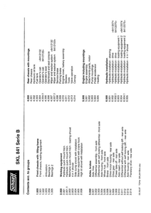 Terex 841 Schaeff SKL Wheel Loader Parts Catalog manual