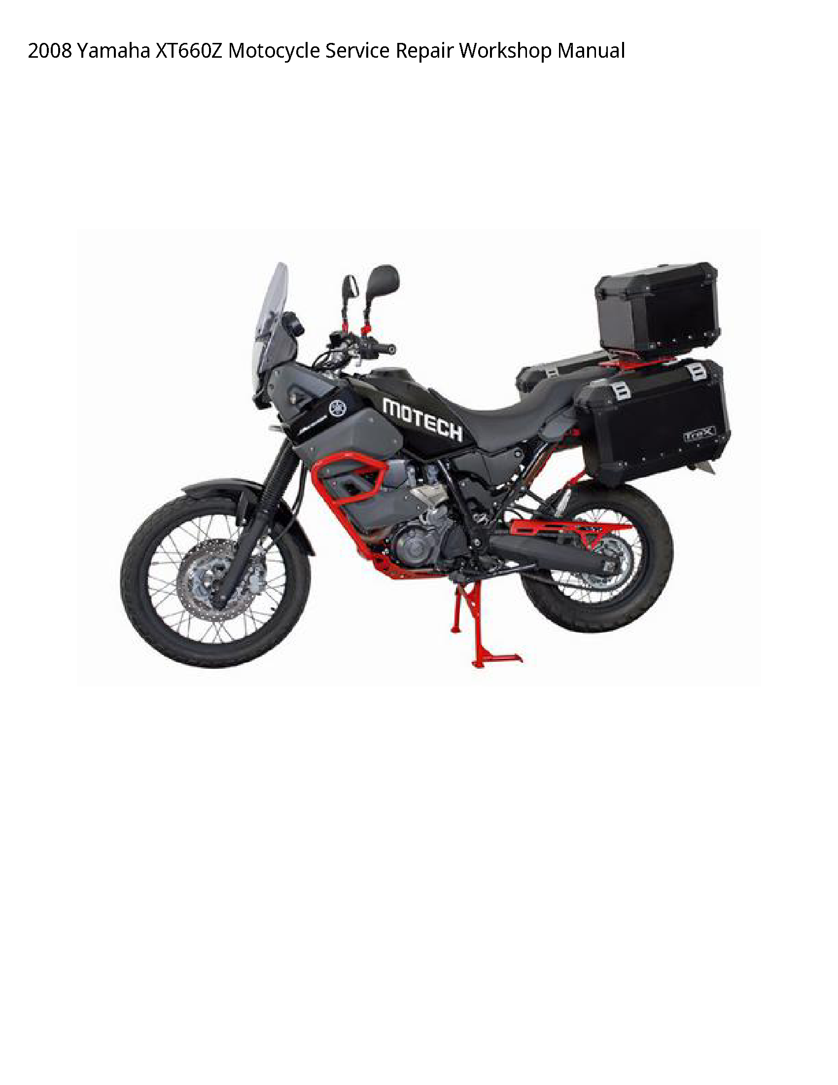 Yamaha XT660Z Motocycle manual