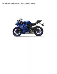 2005 Yamaha YZF-R6/YZF-R6T Motocycle Parts Manual preview