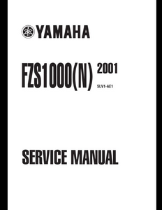 Yamaha FZS1000(N) Motocycle manual