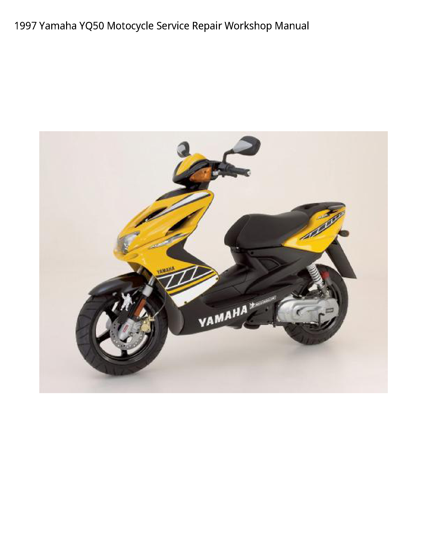Yamaha YQ50 Motocycle manual