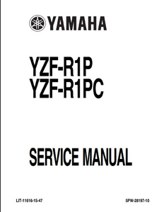 Yamaha YZF-R1P(C) Motocycle manual