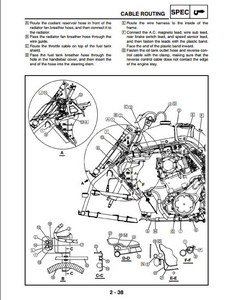 Yamaha YFM700RV ATV manual pdf