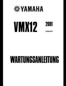 Yamaha VMX12 Motocycle manual
