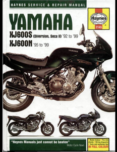 Yamaha XJ600S(N) Motocycle manual