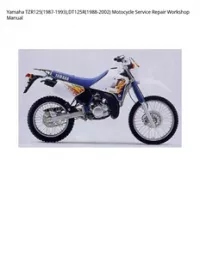 Yamaha TZR125(1987-1993) DT125R(1988-2002) Motocycle Service Repair Workshop Manual preview