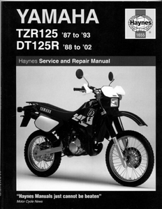 Yamaha TZR125(1987-1993) Motocycle manual
