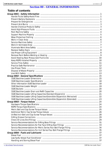 John Deere 310E Backhoe Loader manual