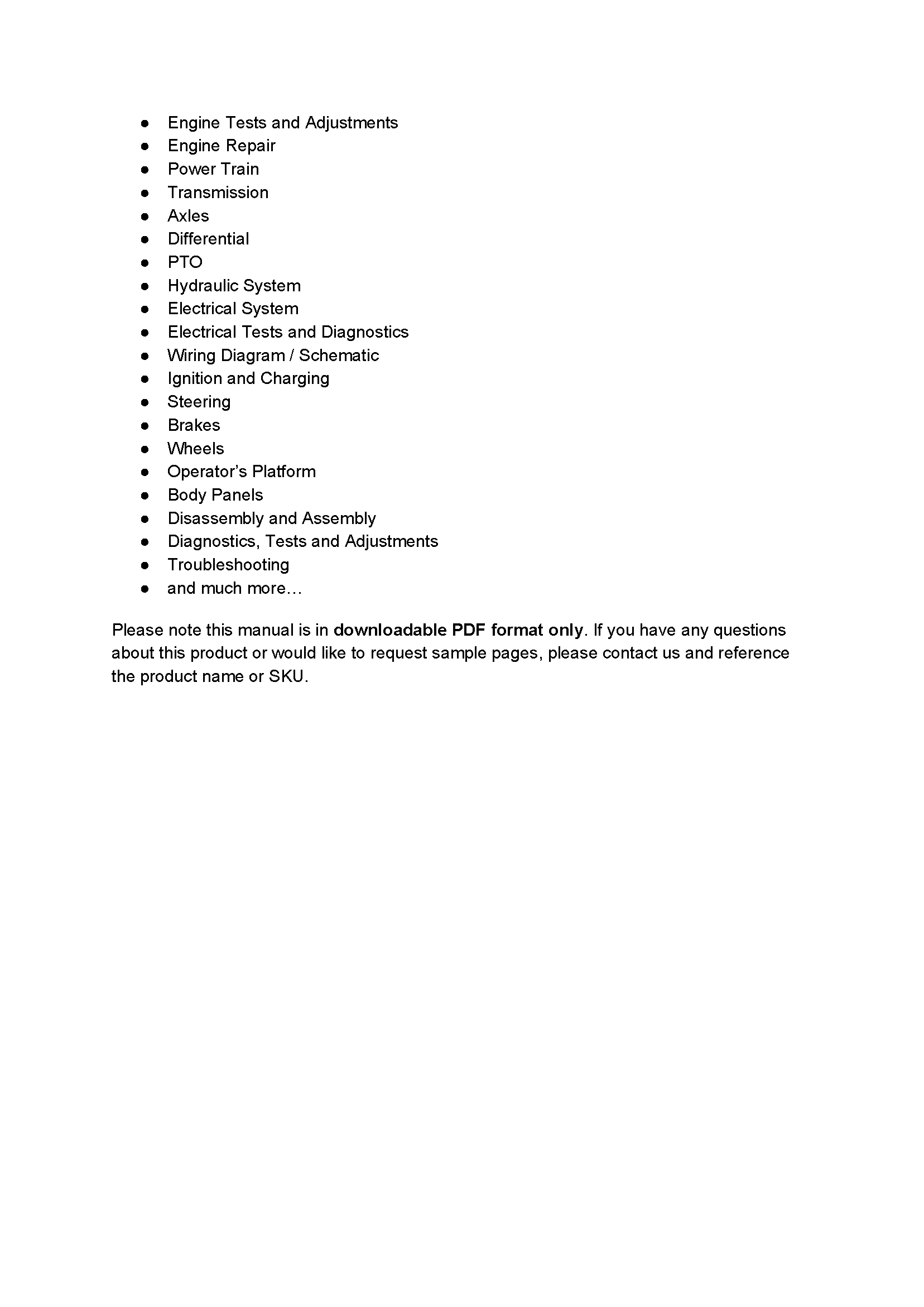 John Deere 650K  manual pdf