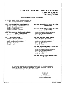 John Deere 510C manual