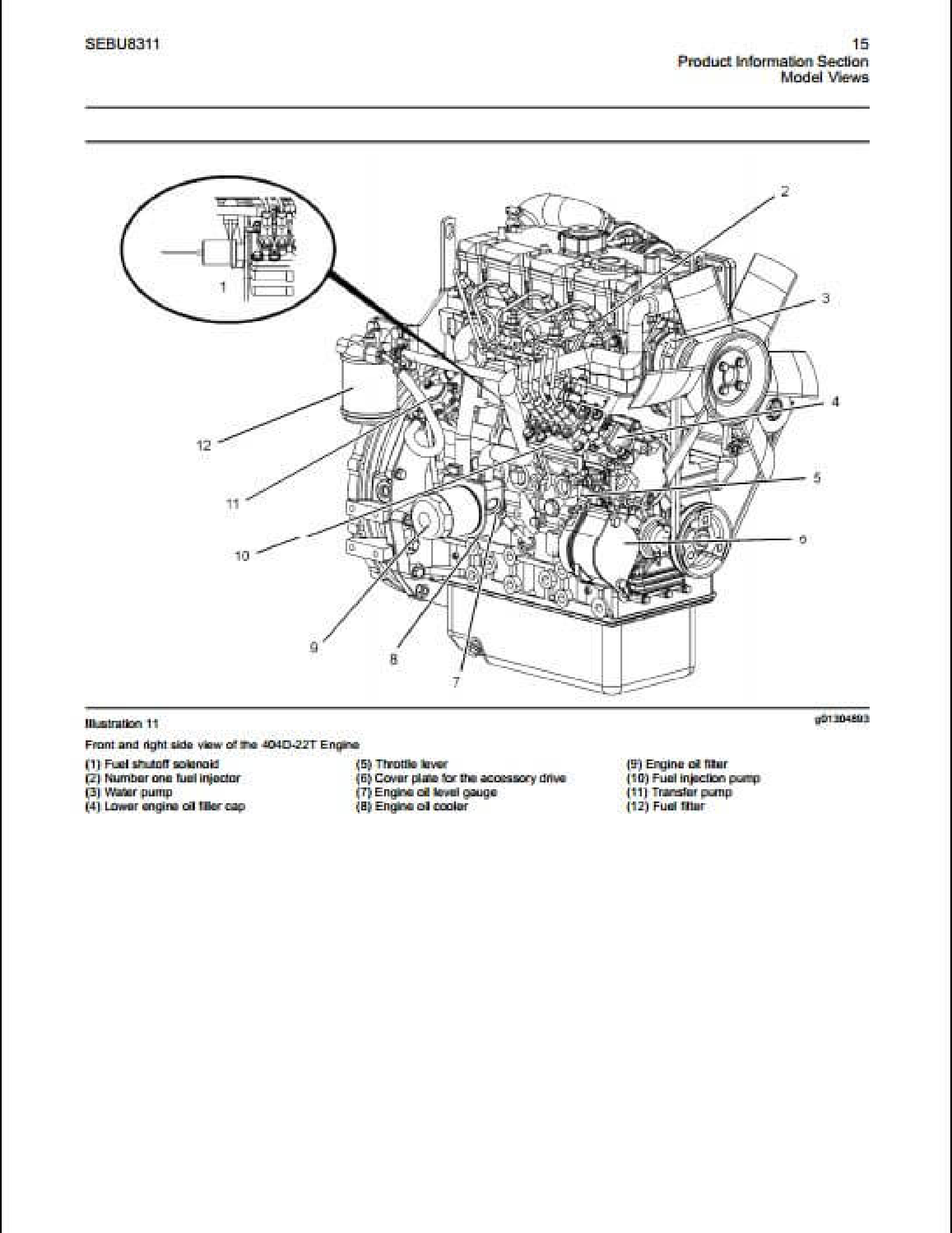 Perkins 404D  Industrial Engine manual