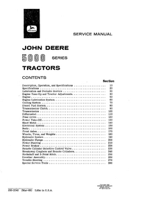 John Deere sm2040 manual