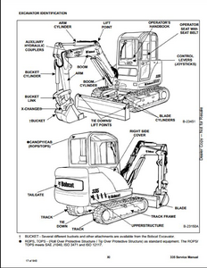 Bobcat 335 Compact Excavator service manual
