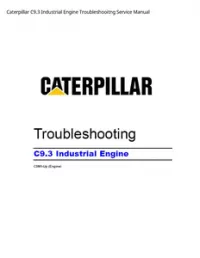 Caterpillar C9.3 Industrial Engine Troubleshooitng Service Manual preview