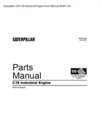 Caterpillar CAT C18 Industrial Engine Parts Manual (WJH1-UP) preview