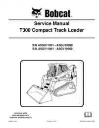 2009 Bobcat T300 Compact Track Loader Service Repair Workshop Manual(S/N A5GU11001 – A5GU19999 S/N A5GV11001 – A5GV19999) preview