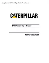 Caterpillar Cat D8T Track-Type Tractor Parts Manual preview