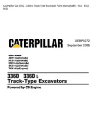 Caterpillar Cat 336D   336D L Track Type Excavator Parts Manual (JER – NLS – EMX – SKE) preview