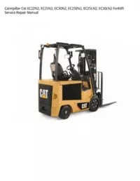 Caterpillar Cat EC22N2  EC25N2  EC30N2  EC25EN2  EC25LN2  EC30LN2 Forklift Service Repair Manual preview
