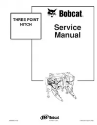 2002 Bobcat Three Point Hitch Service Repair Workshop Manual preview