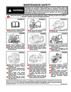 Bobcat 425 Compact Excavator service manual