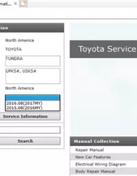 Toyota TUNDRA (UPK5#  USK5#) Service Repair Manual & EWD (2015-20xx) preview