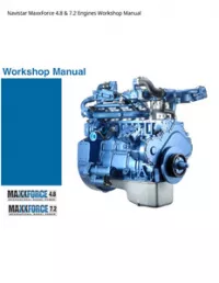 Navistar MaxxForce 4.8 & 7.2 Engines Workshop Manual preview