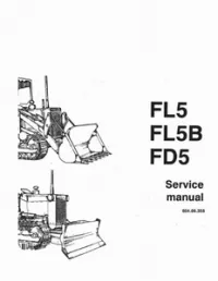 Fiat-Allis FL5/FL5B/FD5 Crawler Loader Service Repair Manual preview