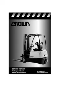 Crown SC3000 Series Service Manual preview