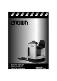 Crown RT3020 Series Service Manual preview
