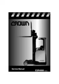 Crown ESR4000 Series Service Manual preview