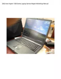 2002 Acer Aspire 1300 Series Laptop Service Repair Workshop Manual preview